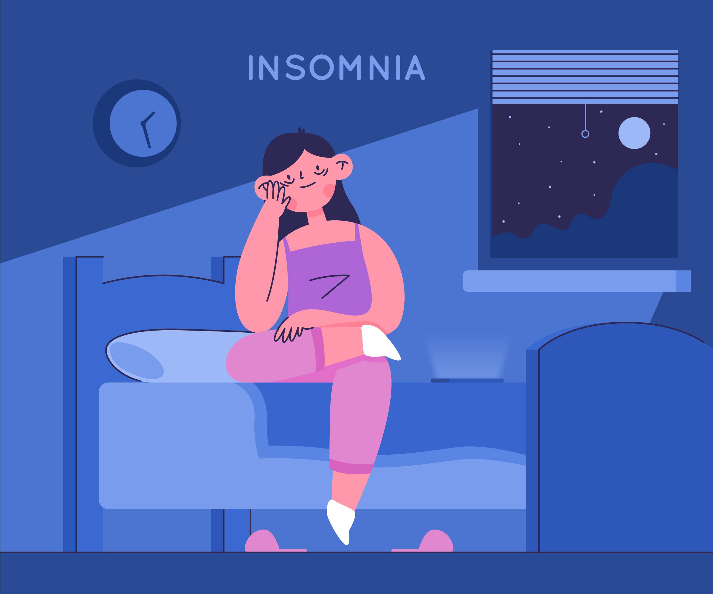 image vector of when rest feels like failure